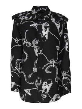 Silk Shirt With Knight Pattern
