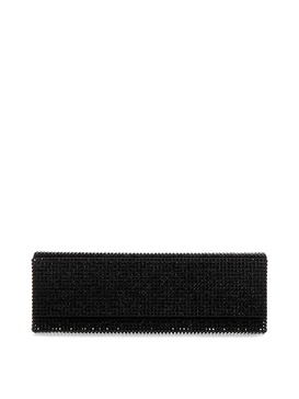Black Silk Satin Clutch