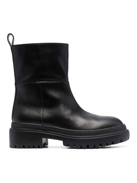 Lautre Chose Ankle-Length Leather Boots