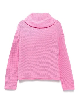 Ribbed Turtleneck Sweater