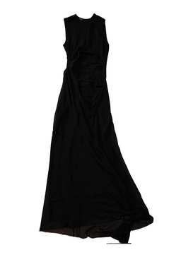 Leah Long Asymmetric Sleeveless Dress