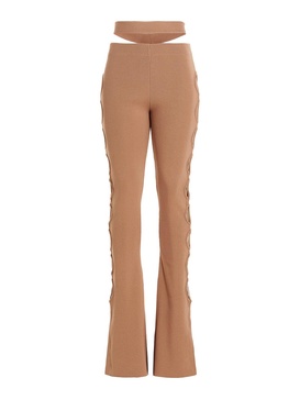 Cut-out laces pants