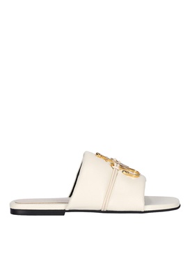 Logo slide sandals
