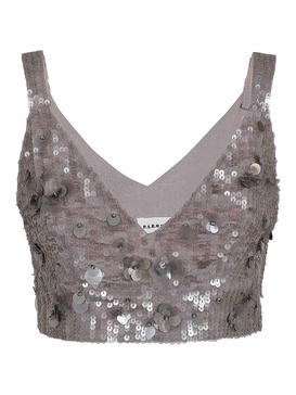 Top Crop Full Paillettes