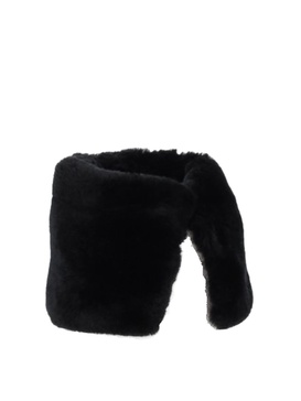 Fur Muffler Black