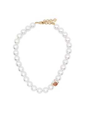 Logo Pearl Necklace
