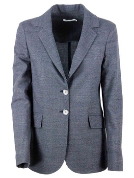 Single-breasted jacket in gray