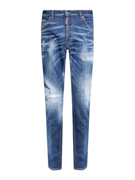 Distressed Regular-Fit Jeans
