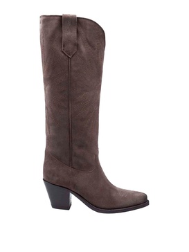 Camperos Boot In Brown Suede