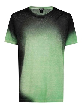 Hand Panted Linen Jersey T-Shirt