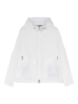 White Windbreaker