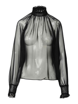 Black Silk Blouse