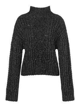 High-Neck Chunky-Knit Jumper