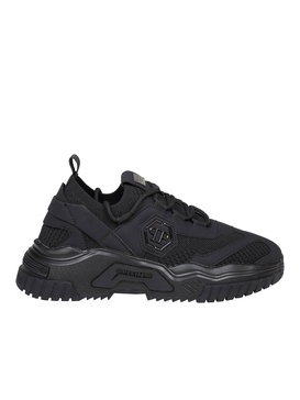 Philipp plein black hexagon runner sneakers