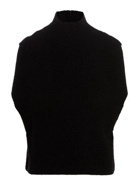Wool blend cape