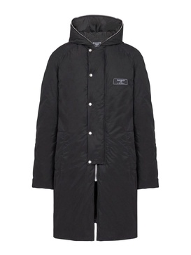 Label Long Down Jacket