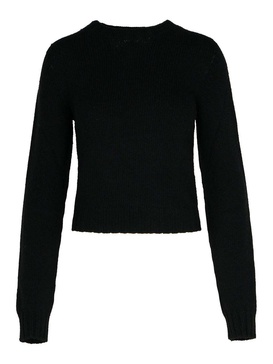 Dark Grey Merino Wool Blend Sweater