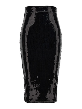 Sequin midi skirt
