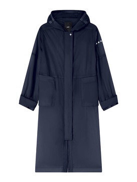 Navy Blue Long Parka