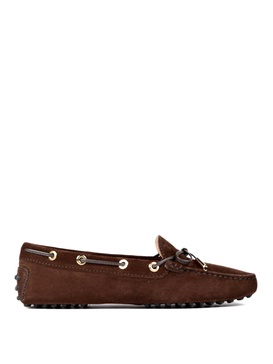 Heaven lace detail nubuck loafers