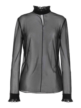 Techno chiffon blouse