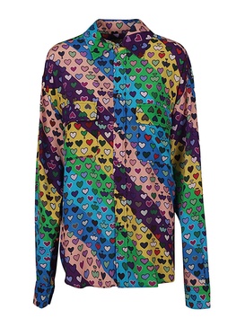 Printed viscose shirt