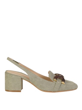 Chanel Slingback In Khaki Jeans