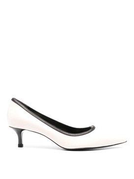 Leather pumps