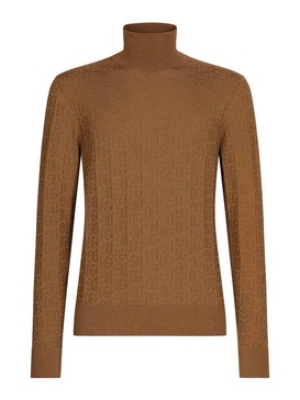Silk turtle-neck sweater