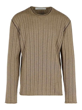 Norton Brown Cotton Sweater