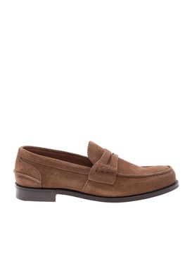 Pembrey loafers in brown suede