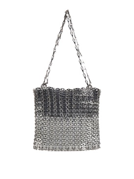 Metal chain designed bag with logo