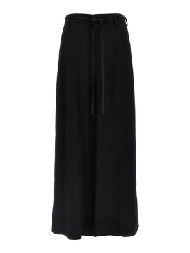 Rayon Twill Wide Pants