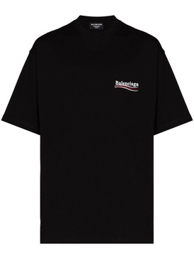 Men's Political Campaign T-shirt Large Fit in Black
