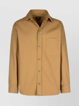 'EMILIEN' BEIGE COTTON SHIRT