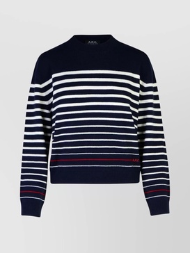 'BILLIE' NAVY WOOL SWEATER