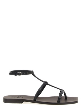 Precious Strap Sandals Black