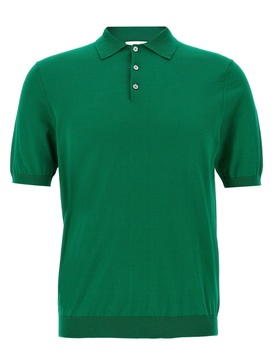 Ultralight Cotton  Shirt Polo Green