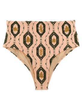 Magenta Calado Beachwear Multicolor