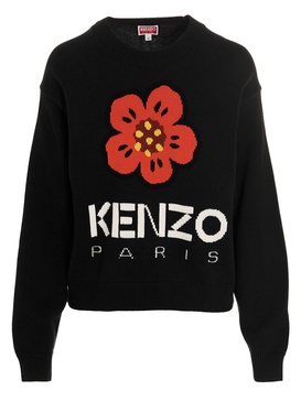 Logo Sweater Sweater, Cardigans Black