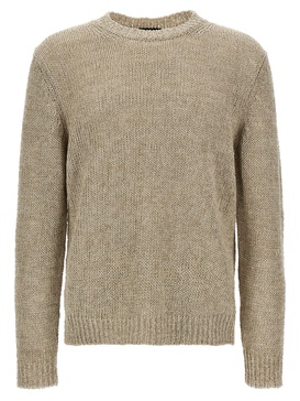 Mesh Sweater Sweater, Cardigans Beige