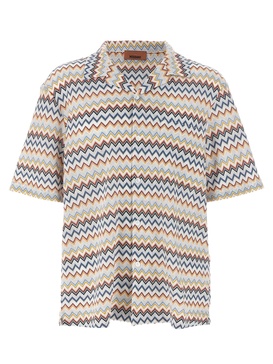 Zig-Zag Shirt, Blouse Multicolor