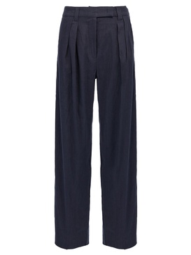 Emily Ratajkowski X Marella Capsule Pants Blue