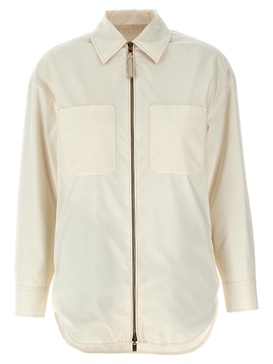 Reversible Jacket Casual Jackets, Parka White