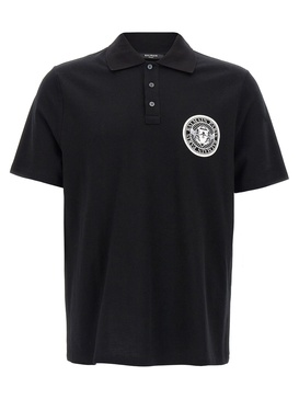 Coin Polo White/Black