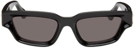 Black Sharp Square Sunglasses