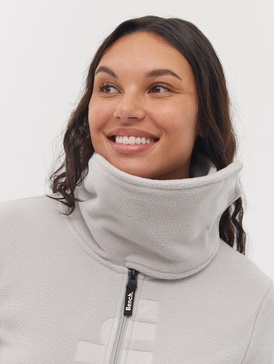 finish zip-up funnel neck