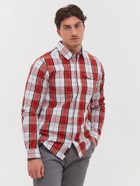 marcin long sleeve check shirt