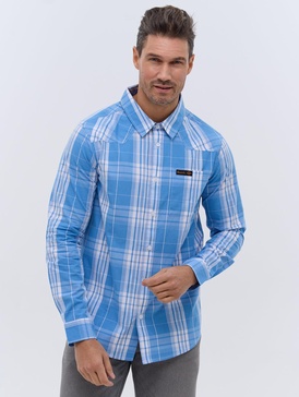 zimma long sleeve check shirt