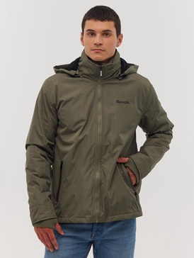 hawn double-faced ripstop hooded jacket